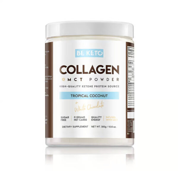 Keto Kolagen z olejem MCT – Kokos & Biała Czekolada 300g