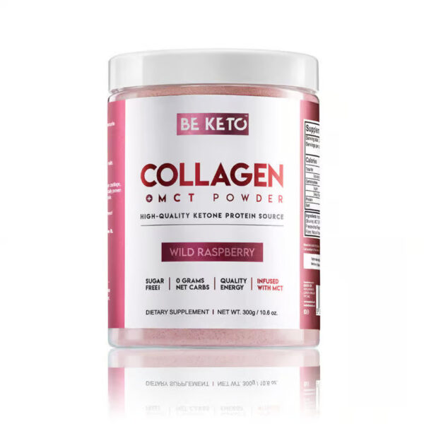 Keto Kolagen z olejem MCT – Dzika Malina 300G