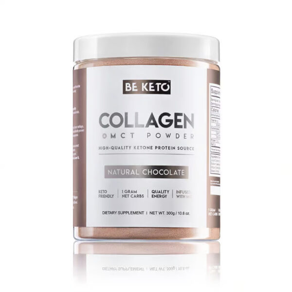 Keto Kolagen z olejem MCT – Naturalna Czekolada 300g