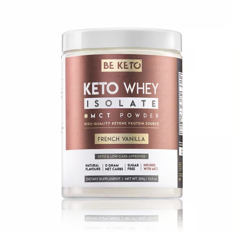 Keto Izolat Białka z MCT – Francuska Wanilia 300g