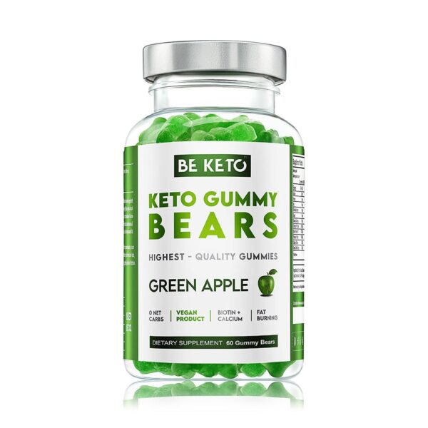 Keto Żelki z Biotyną – Zielone Jabłko