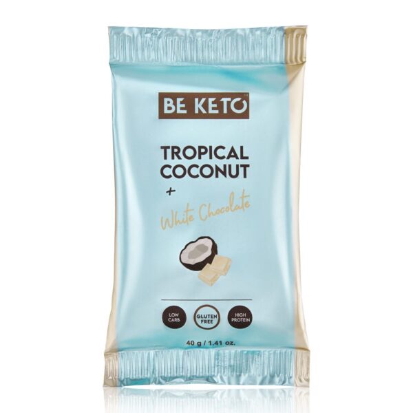 Keto Baton – Kokos & Biała Czekolada 40g